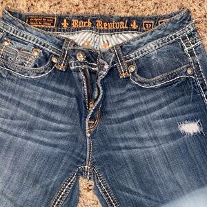 Rock are oval Erica bootcut jeans size 32